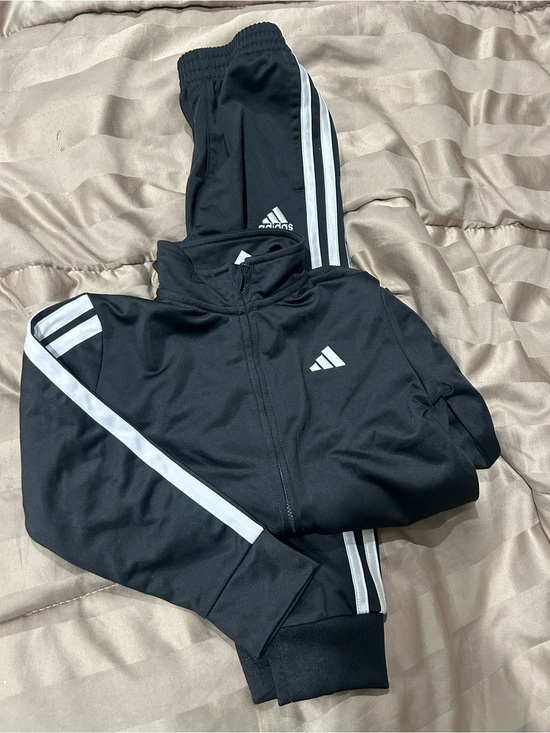 adidas Originals Other - adidas Originals Kids Black and White Three-Stripe Track Set